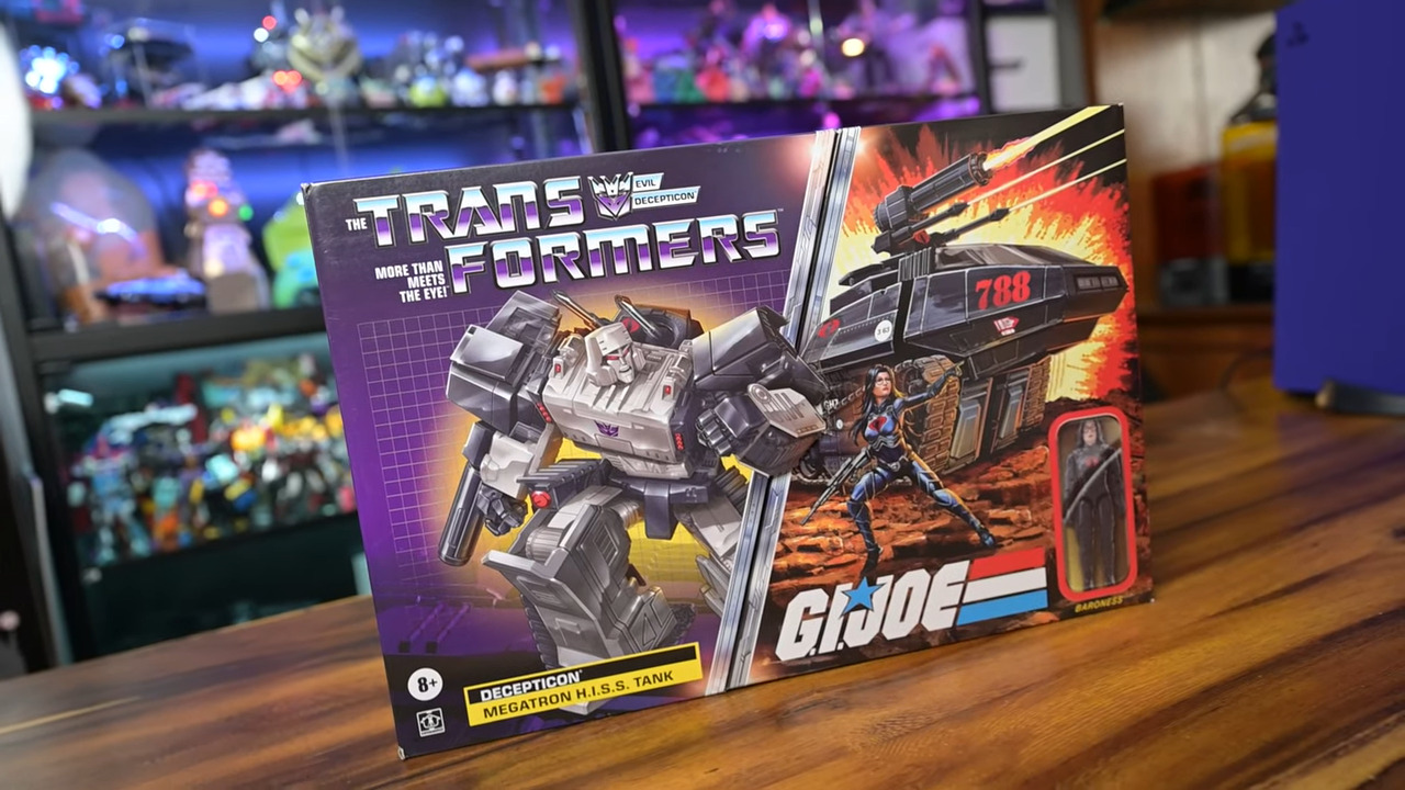 Transformers X G.I. Joe Megatron H.I.S.S. Tank & Baroness